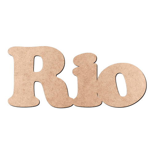 Recorte Rio Cooper Black / MDF 3mm