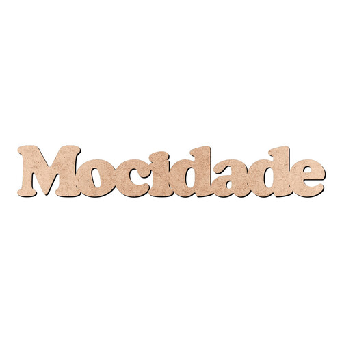 Recorte Mocidade Cooper Black / MDF 3mm