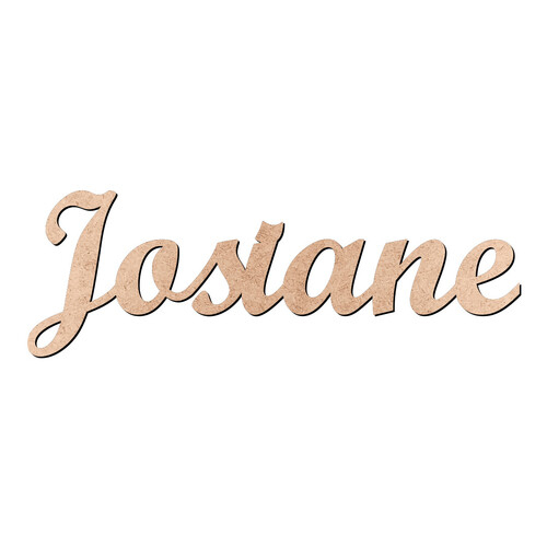 Recorte Josiane Script Mt Std / MDF 3mm