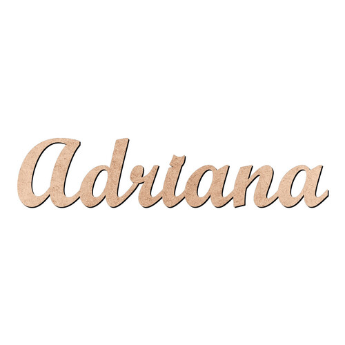 Recorte Adriana Script Mt Std / MDF 3mm