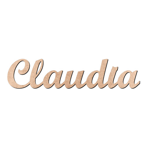 Recorte Claudia Script Mt Std / MDF 3mm