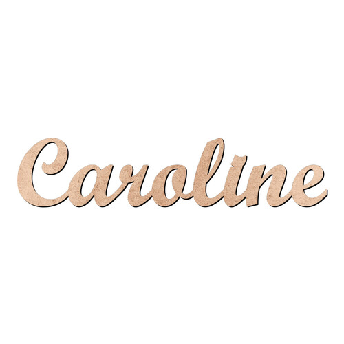 Recorte Caroline Script Mt Std / MDF 3mm