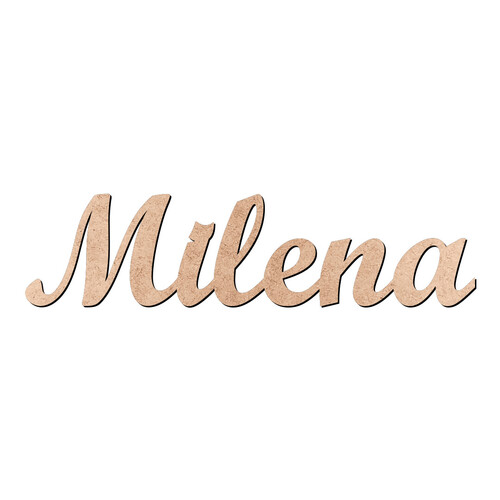 Recorte Milena Script Mt Std / MDF 3mm