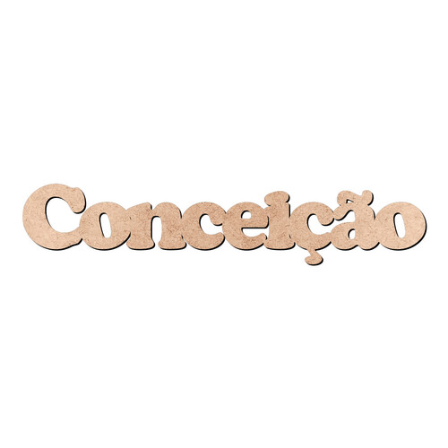 Recorte Conceição Cooper Black / MDF 3mm