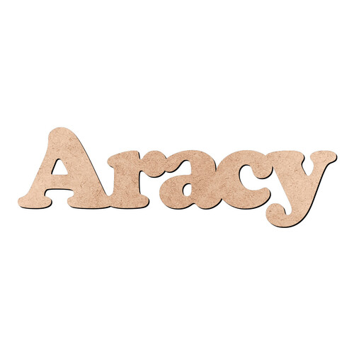 Recorte Aracy Cooper Black / MDF 3mm