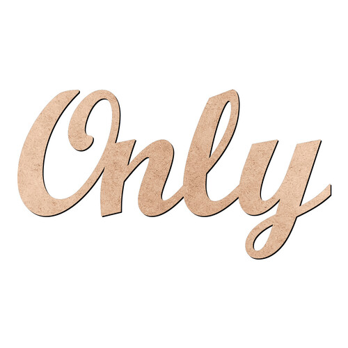 Recorte Only Script Mt Std / MDF 3mm