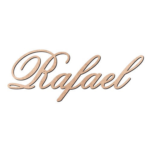 Recorte Rafael Old Script / MDF 3mm