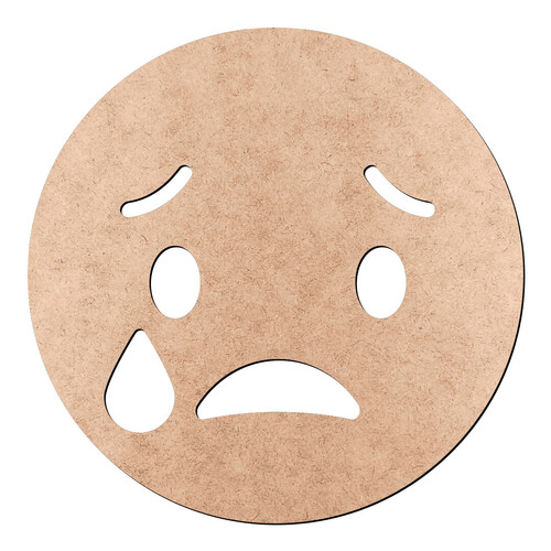 Recorte Emoticon Desapontado / MDF 3mm