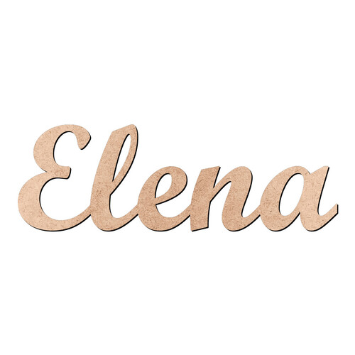 Recorte Elena Script Mt Std / MDF 3mm