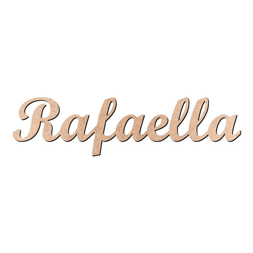 Recorte Rafaella Script Mt Std / MDF 3mm