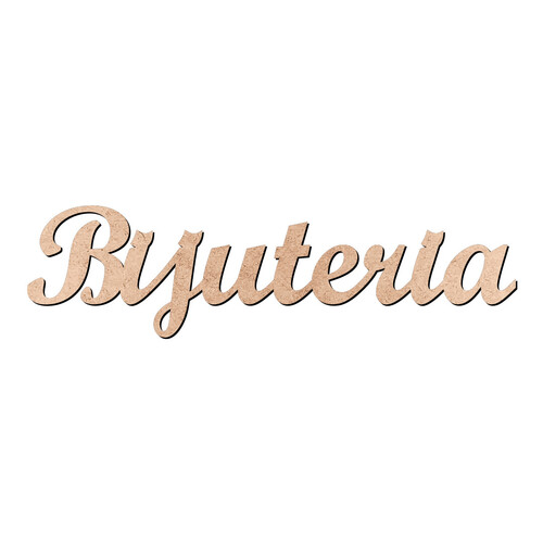 Recorte Bijuteria Script Mt Std / MDF 3mm