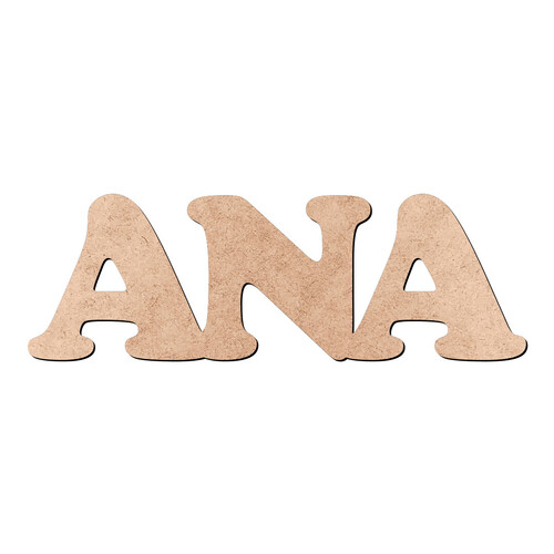 Recorte ANA Cooper Black / MDF 3mm