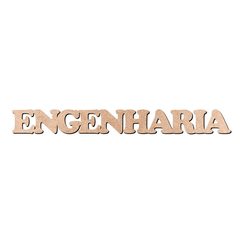 Recorte ENGENHARIA Cooper Black / MDF 3mm