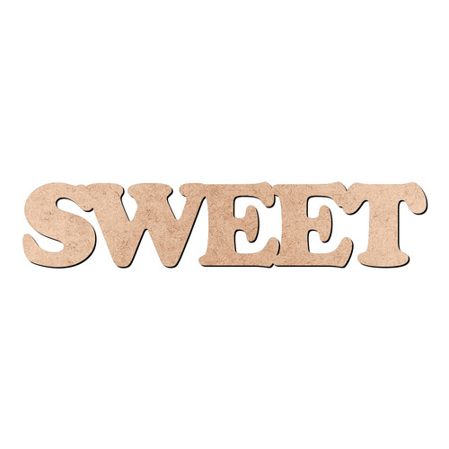 Recorte SWEET Cooper Black / MDF 3mm