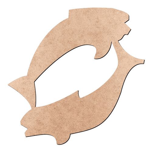 Recorte Signo Peixes / MDF 3mm