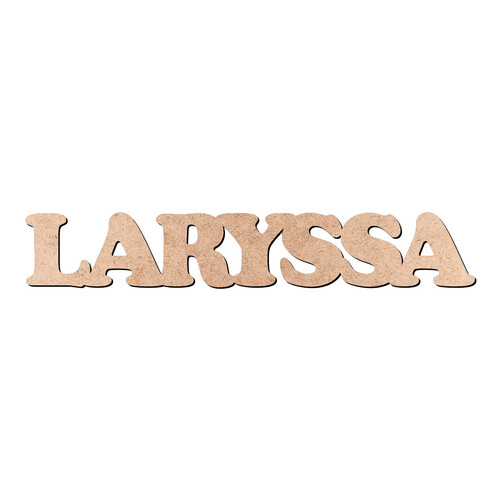 Recorte LARYSSA Cooper Black / MDF 3mm