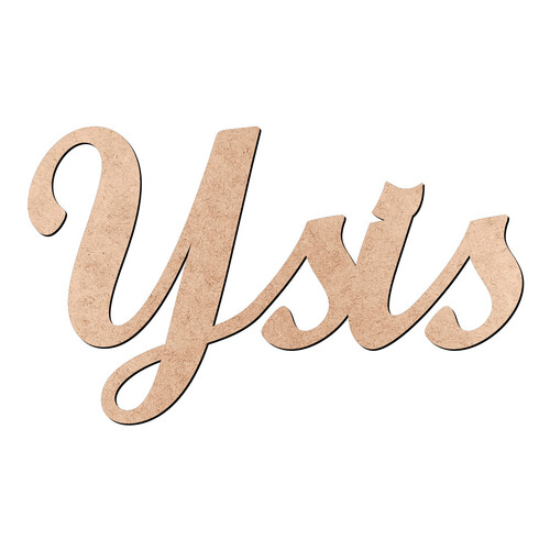 Recorte Ysis Script Mt Std / MDF 3mm
