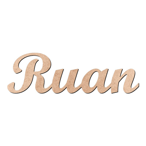Recorte Ruan Script Mt Std / MDF 3mm