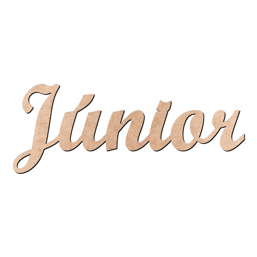 Recorte Júnior Script Mt Std / MDF 3mm