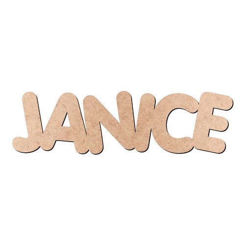 Recorte JANICE Porkys / MDF 3mm