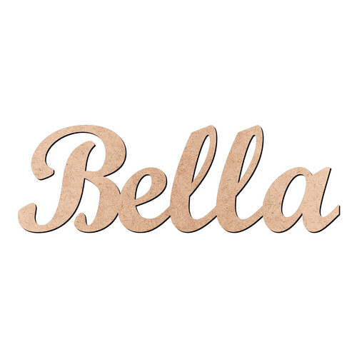 Recorte Bella Script Mt Std / MDF 3mm