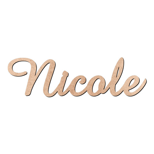 Recorte Nicole Amaze / MDF 3mm