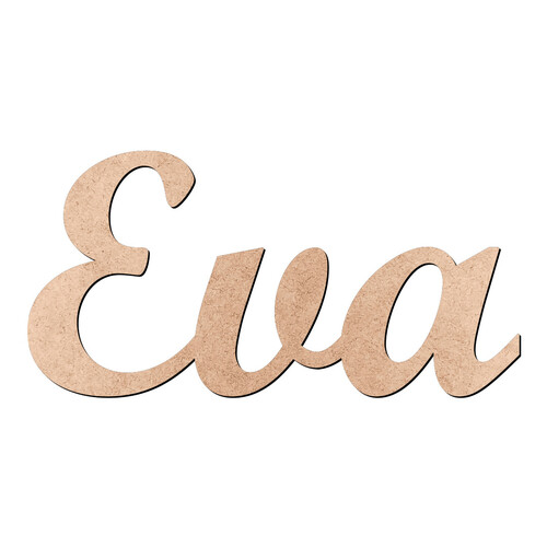 Recorte Eva Script Mt Std / MDF 3mm