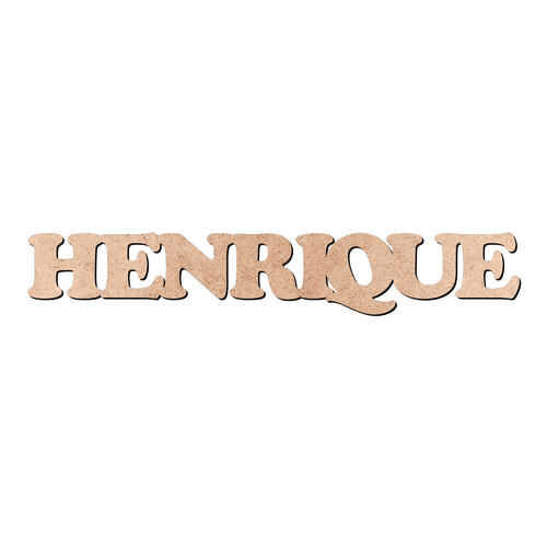 Recorte HENRIQUE Cooper Black / MDF 3mm