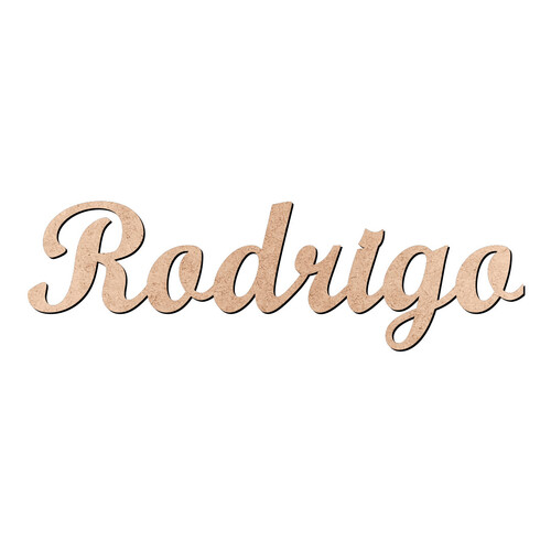 Recorte Rodrigo Script Mt Std / MDF 3mm