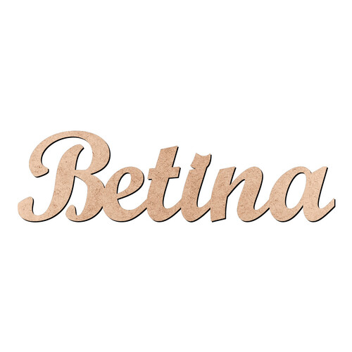Recorte Betina Script Mt Std / MDF 3mm