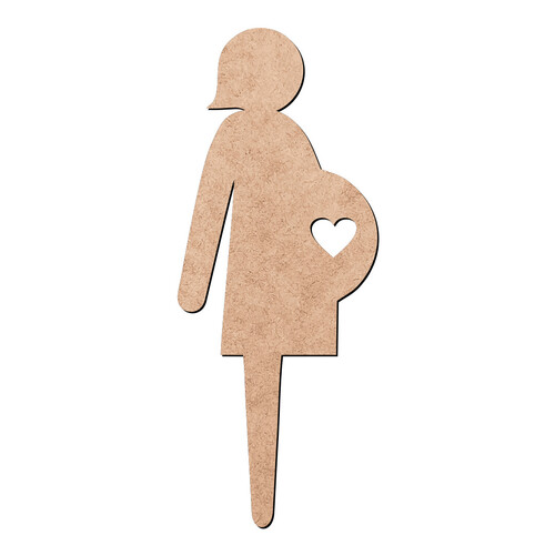 Recorte Gestante / MDF 3mm