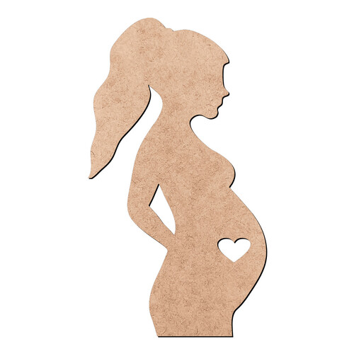 Recorte Gestante / MDF 3mm