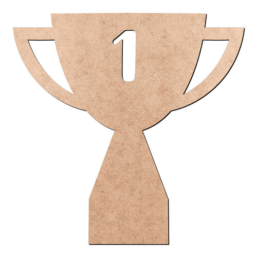 Recorte Troféu Primeiro / MDF 3mm