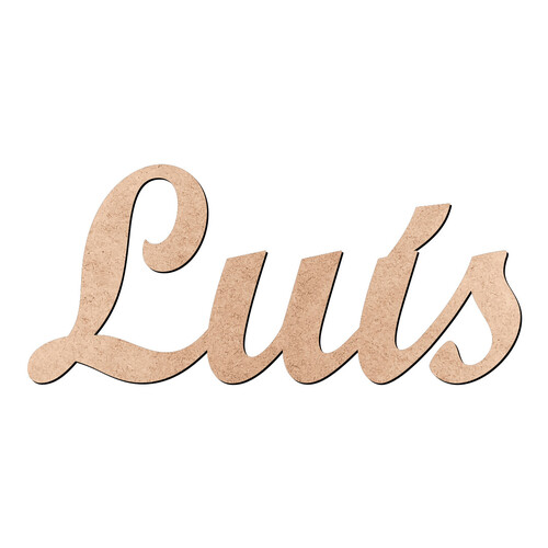 Recorte Luís Script Mt Std / MDF 3mm