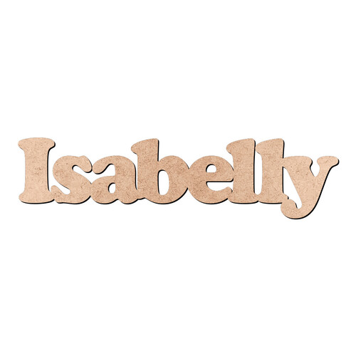Recorte Isabelly Cooper Black / MDF 3mm