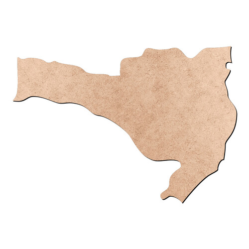 Recorte Mapa SC / MDF 3mm