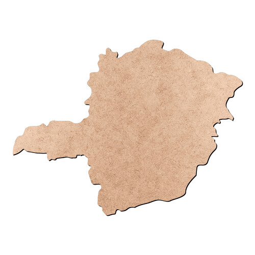 Recorte Mapa MG / MDF 3mm