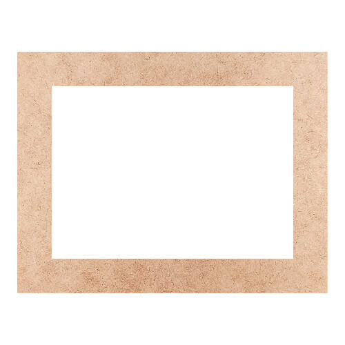 Recorte Moldura Ret 35 x 45 cm Borda 5 cm / MDF 3mm