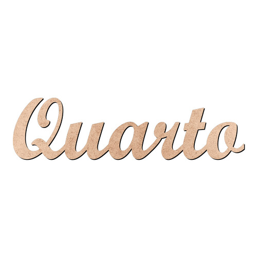 Recorte Quarto Script Mt Std / MDF 3mm