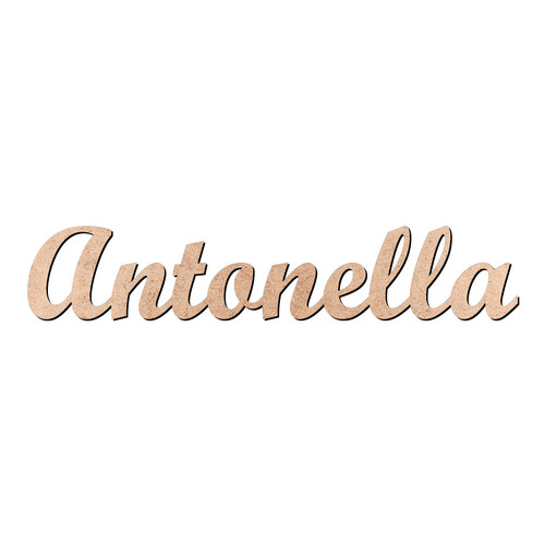 Recorte Antonella Script Mt Std / MDF 3mm