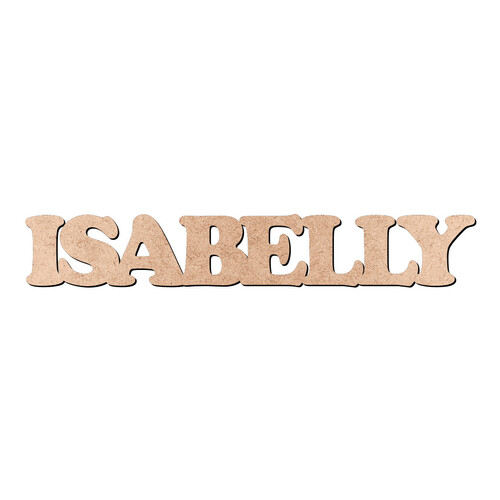 Recorte ISABELLY Cooper Black / MDF 3mm