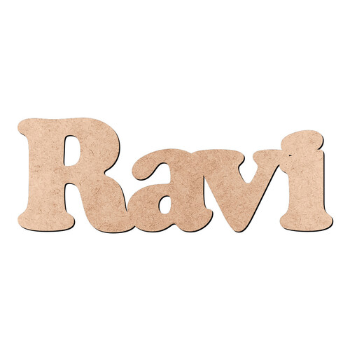 Recorte Ravi Cooper Black / MDF 3mm