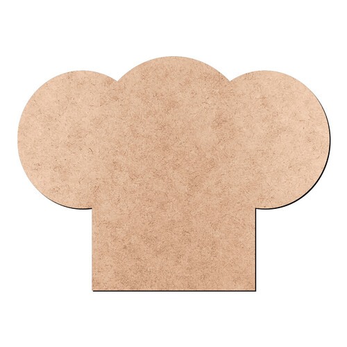 Recorte Chapéu de Cozinheiro / MDF 3mm