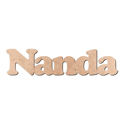 Recorte Nanda Cooper Black / MDF 3mm
