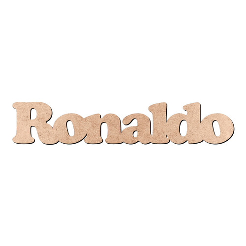 Recorte Ronaldo Cooper Black / MDF 3mm