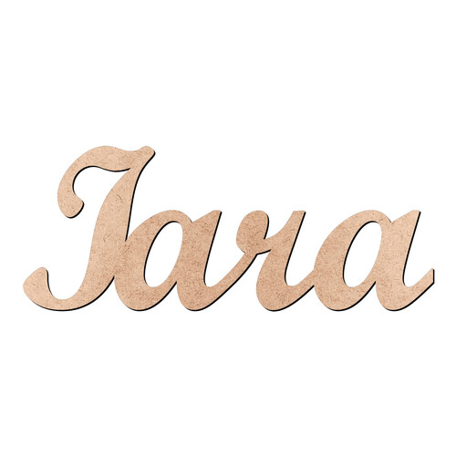 Recorte Iara Script Mt Std / MDF 3mm