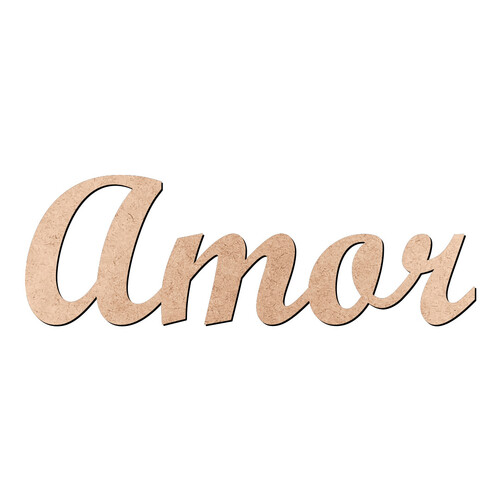 Recorte Amor Script Mt Std / MDF 3mm