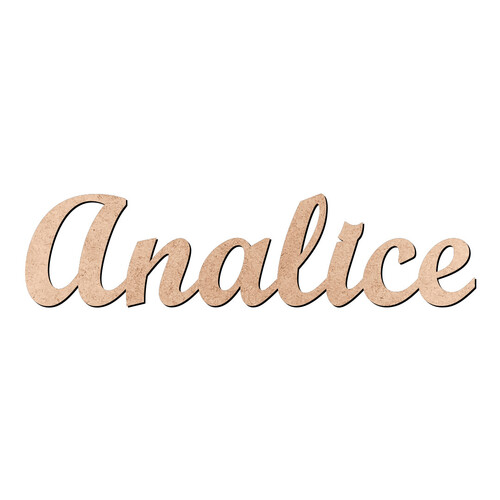 Recorte Analice Script Mt Std / MDF 3mm