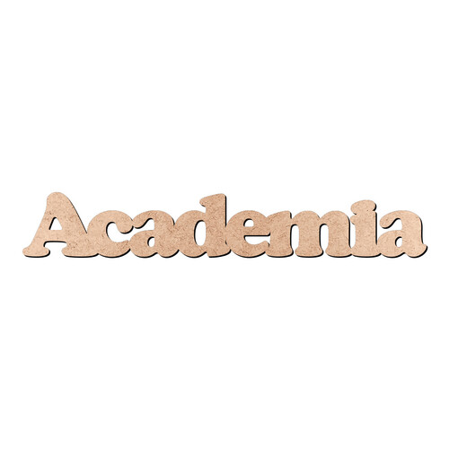Recorte Academia Cooper Black / MDF 3mm