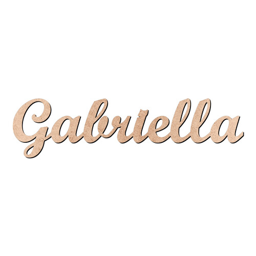 Recorte Gabriella Script Mt Std / MDF 3mm
